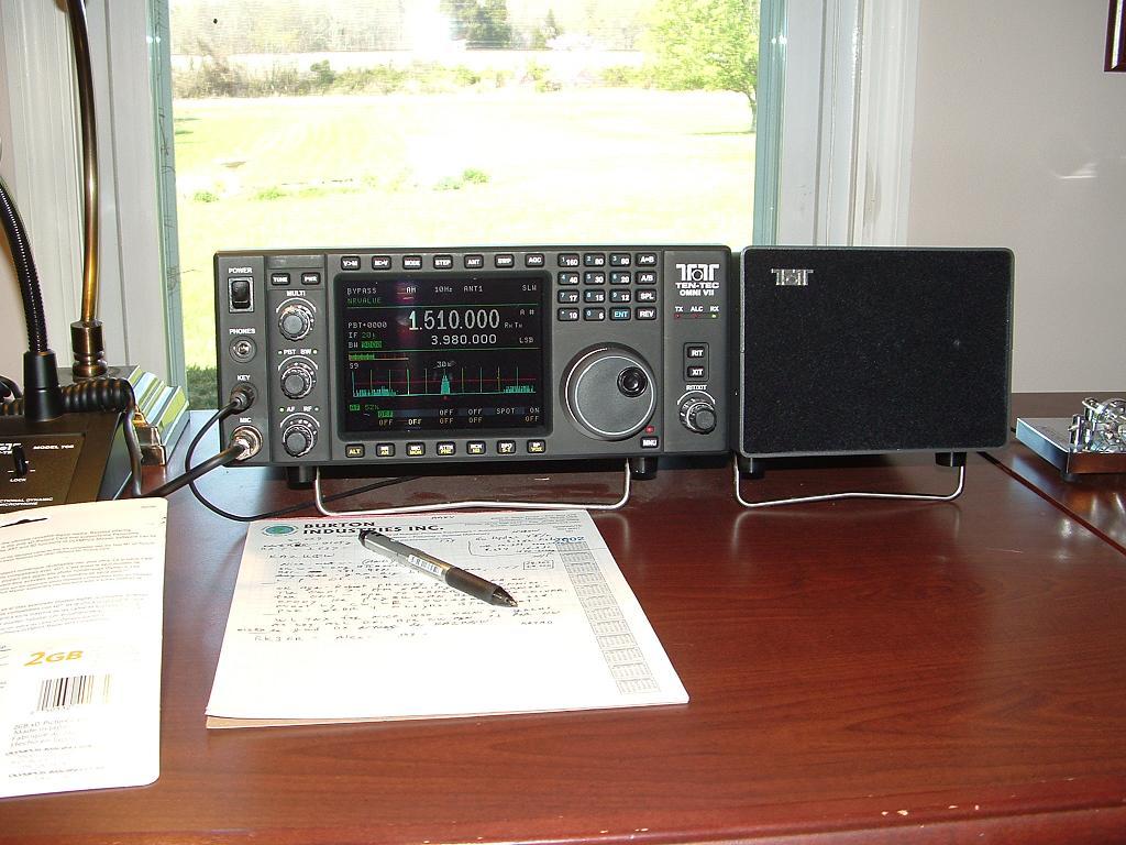 My current HF station , Ten Tec Omni VII. My current HF station , Ten Tec Omni VII.