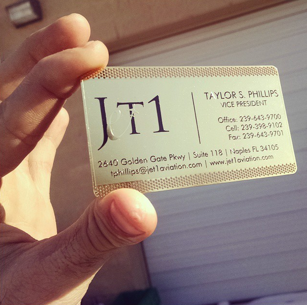 Luxury Jet Company Business Cards Luxury Jet Company Business Cards