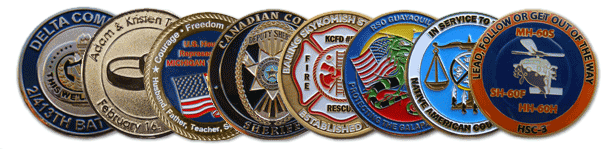 Military coins