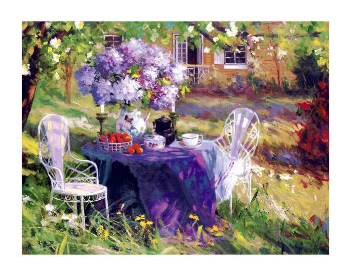 “Lilac Tea Party” by Benjamin