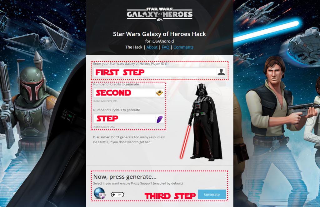 star wars galaxy of heroes hack tutorial