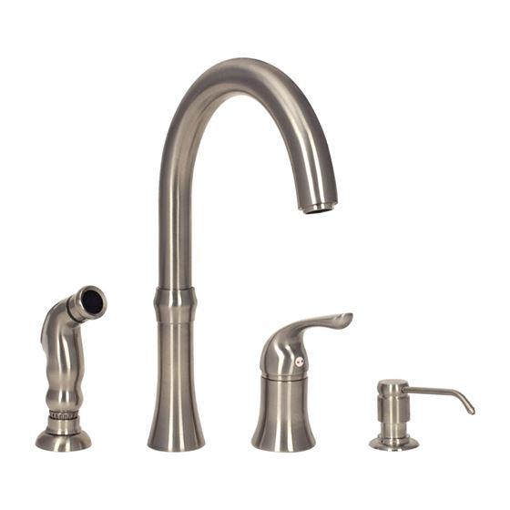 4 hole kitchen faucets