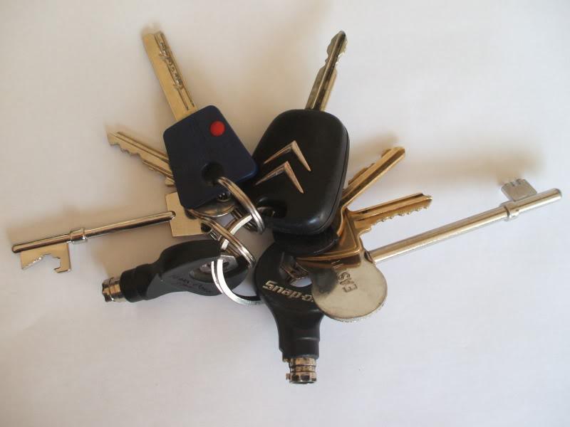 locksmiths bunch of keys