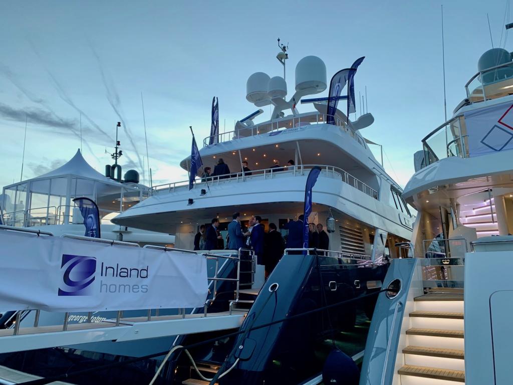 Inland Homes Yacht at MIPIM 2019 in Cannes, France